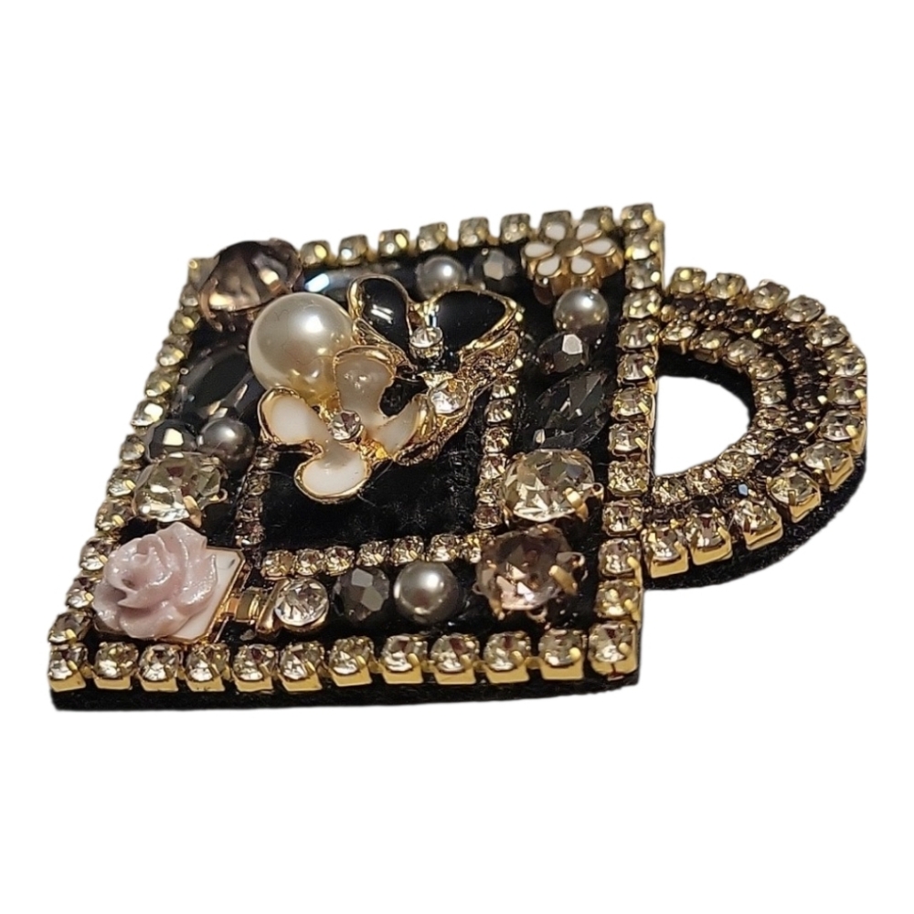 Artsian Crafted Handbag Brooch - Picture 3 of 5